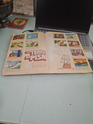 Álbum cromos La Vuelta al Mundo de Willy Fog