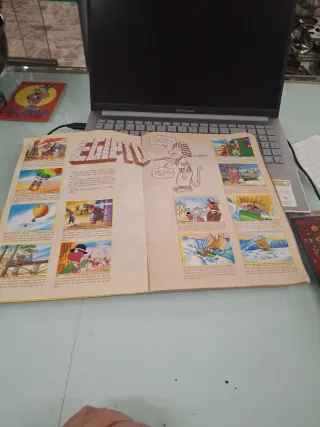 Álbum cromos La Vuelta al Mundo de Willy Fog