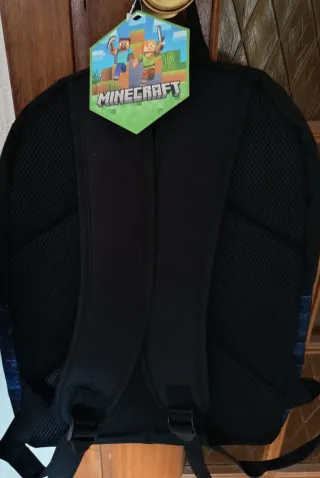 Mochila Minecraft Nueva Con Etiqueta
