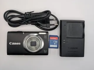 Canon Powershot A2300 Cámara Digital Negra
