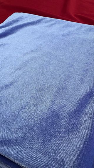 Tessuto Velluto Stretch lavanda