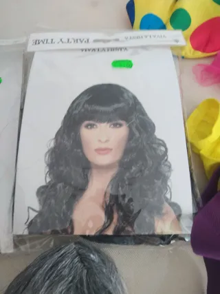 3 pelucas para disfraz