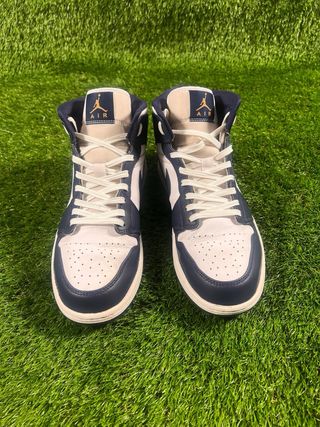 Zapatillas Nike Air Jordan 1 Mid Azul/Blanco