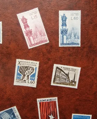 Serie francobolli Repubblica italiana