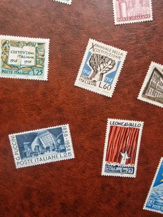 Serie francobolli Repubblica italiana