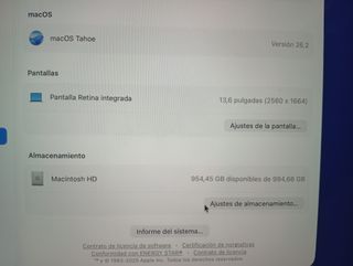 MacBook A3240 Plata