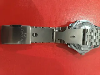 Orologio da polso blu e argento al quarzo