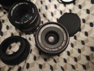 Adattatore Micro 4/3 a Canon + obj