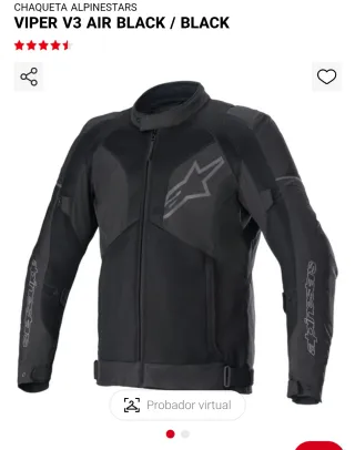Chaqueta Alpinestars Viper V3 Air Negra