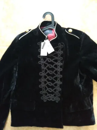 Americana Amitie Negra Terciopelo