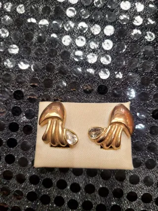 Lote pendientes plata chapada oro y rosa