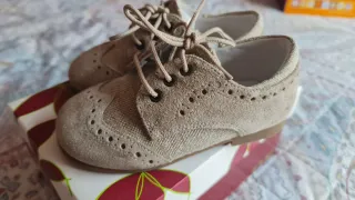 Zapatitos Landos Piel Taupe Talla 24