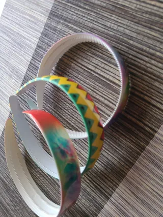 3 diademas para el pelo