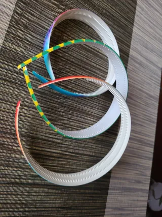 3 diademas para el pelo