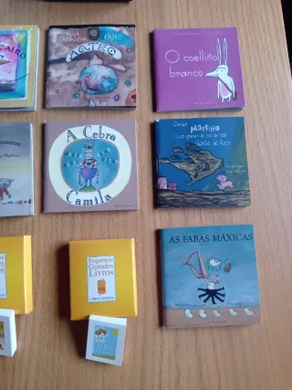 Minilibros en gallego y portugués. Lote por 5€
