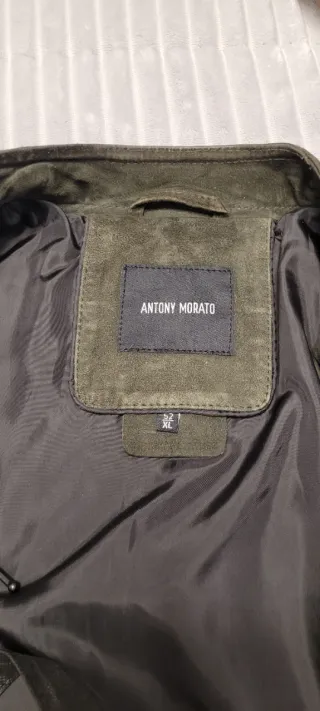 Chaqueta Antony Morato piel vuelta Verde Oliva