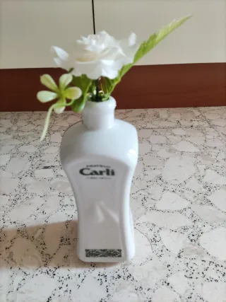 Vaso ceramica bianco da oliera