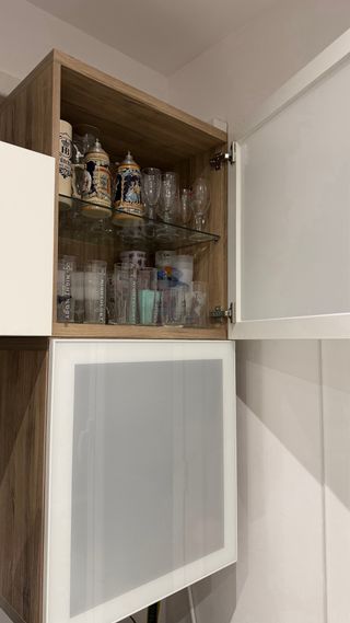 Mueble TV IKEA BESTÅ + vitrinas + herrajes de pare