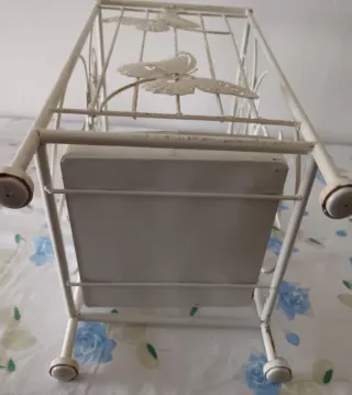 Portaombrelli in ferro battuto decorato