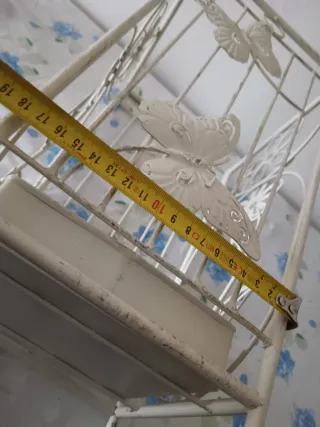 Portaombrelli in ferro battuto decorato