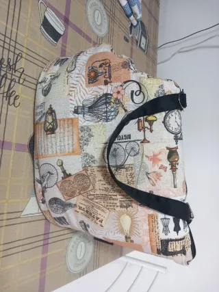 Borsa porta cani fantasia vintage