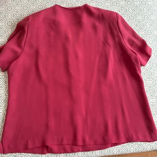 Camisa rosa manga corta talla 60