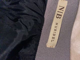 Falda mujer negra con detalle dorado