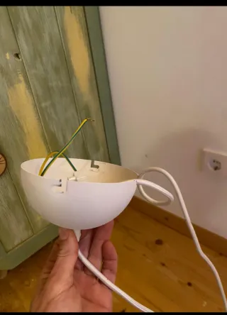 Lámparas de techo colgantes blancas