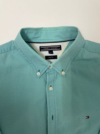 Camisa Tommy Hilfiger Verde Talla L
