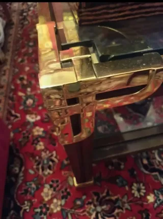 Mesa de centro Valenti cristal y madera