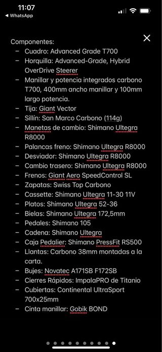 Giant Propel Advanced – Talla M – Full Carbono