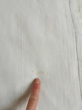 Cortinas blancas con estrellas para habitación inf