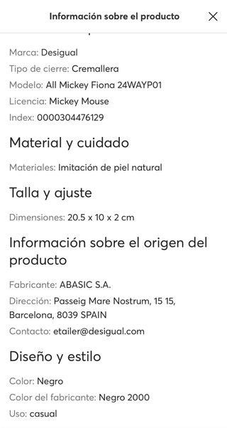 Monedero Desigual x Disney