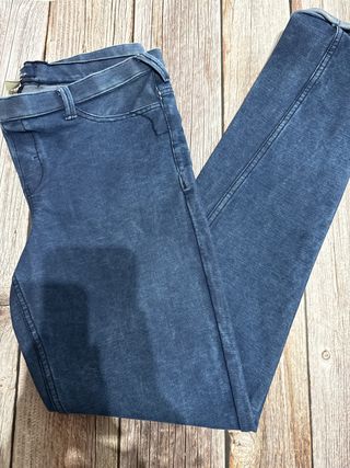 Leggings azules Bershka talla S