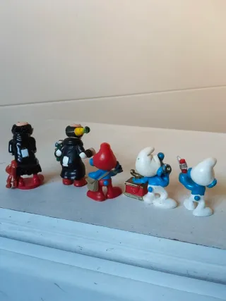 Lote Figuras PVC Pitufos