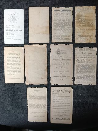 10 Santini Sacri Gesù primi '900