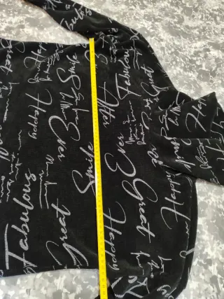 Jersey cuello alto estampado Great