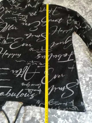 Jersey cuello alto estampado Great