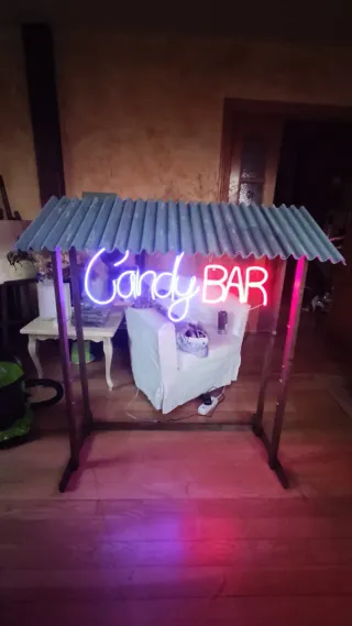 Neón Candy Bar para eventos