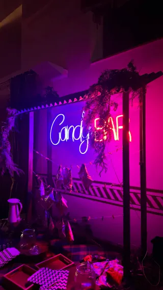 Neón Candy Bar para eventos