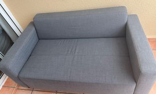 Ikea sofa  2 plazas Modelo Barnarp gris