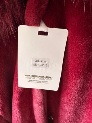 Pelliccia 3 DESY rossa donna