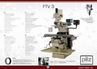 FRESADORA HELLER FTV3 TORRETA VERTICAL