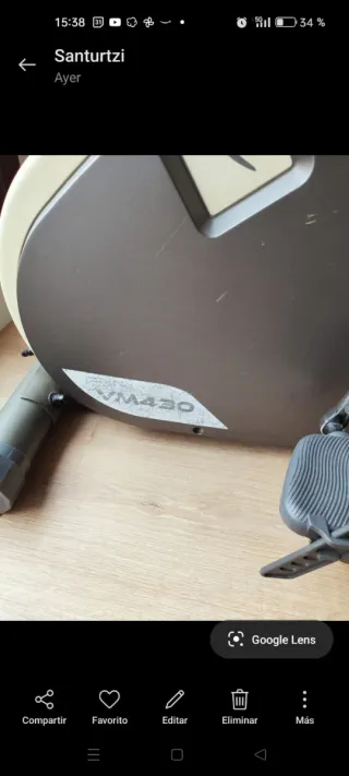 Bici Estática Domyos VM430