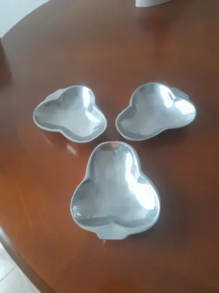 Set 3 Cuencos Decorativos Metal