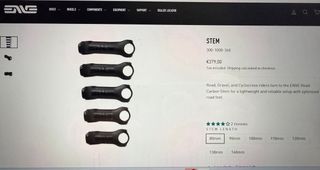 Manillar + Potencia  + soporte ENVE Gravel carbono