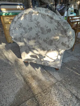 Sillón/butaca tela estampado floral