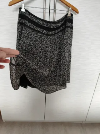 Falda mini estampada