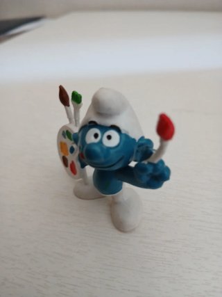 Puffo artista pifufo pintor