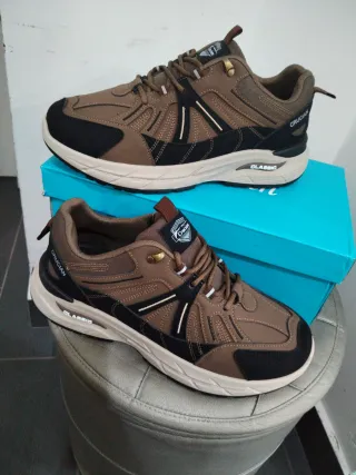 Scarponcini Trekking Uomo N.43 Marrone Nero